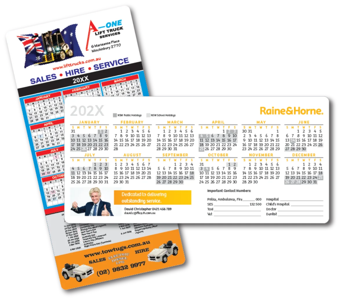 Value DL — Calendar fridge magnets