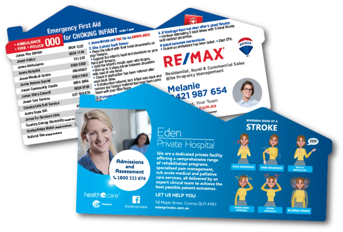 Value DL House Landscape — First aid and medical magnets