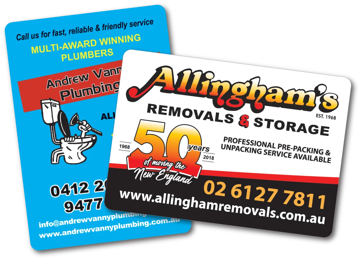 A6 — Information fridge magnets