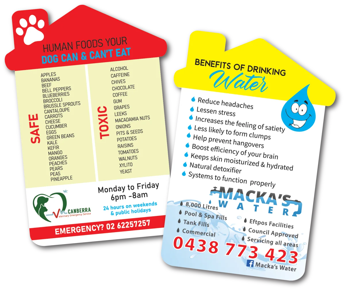 A6 House — Information fridge magnets