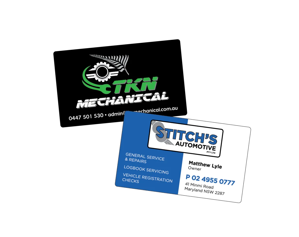 Business Card — Fridge magnets for mechanics and the car industry