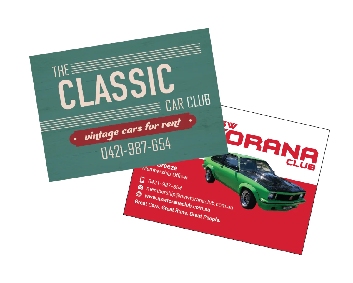 XXL Business Card — Fridge magnets for car clubs