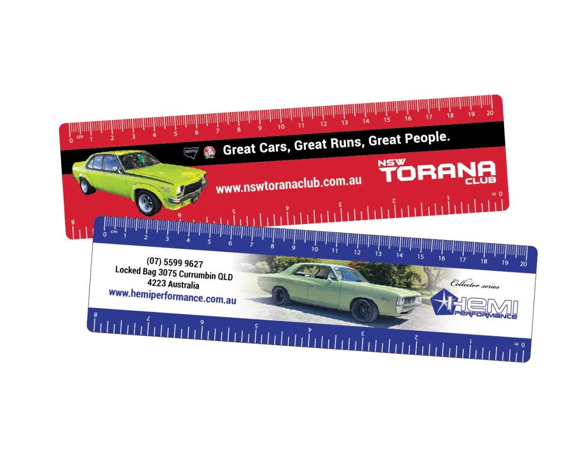 Ruler — Fridge magnets for car clubs