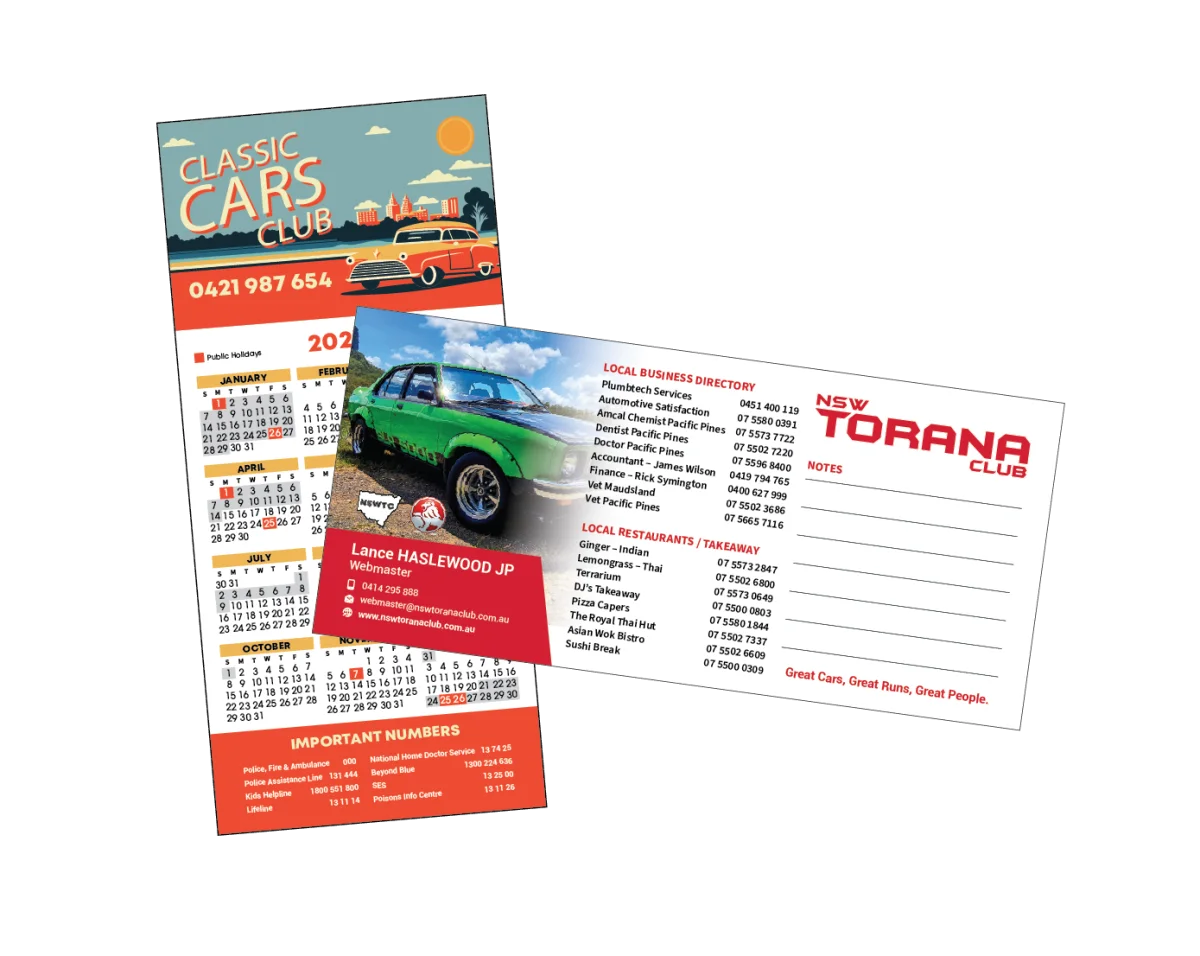 Standard DL — Fridge magnets for car clubs