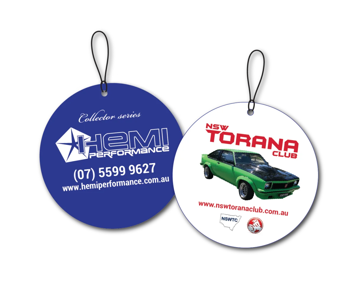 Air Freshener - Circle — Fridge magnets for car clubs
