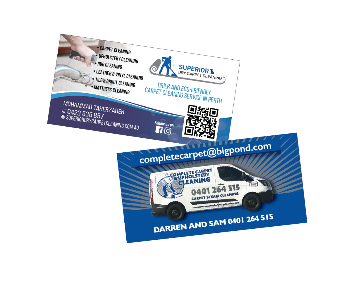 XLong Business Card — Fridge magnets for carpet cleaners
