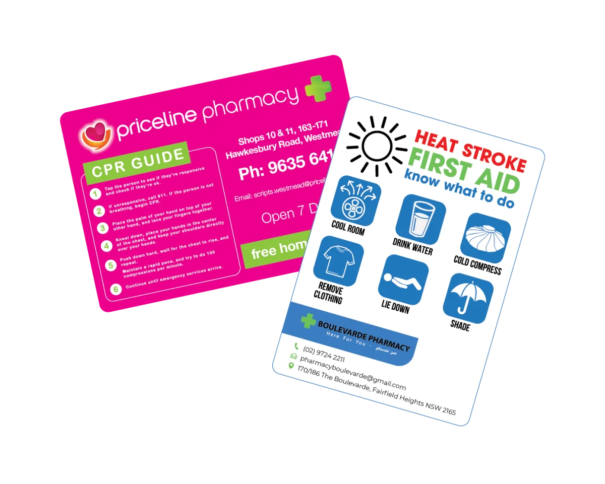 A6 — Fridge magnets for pharmacies