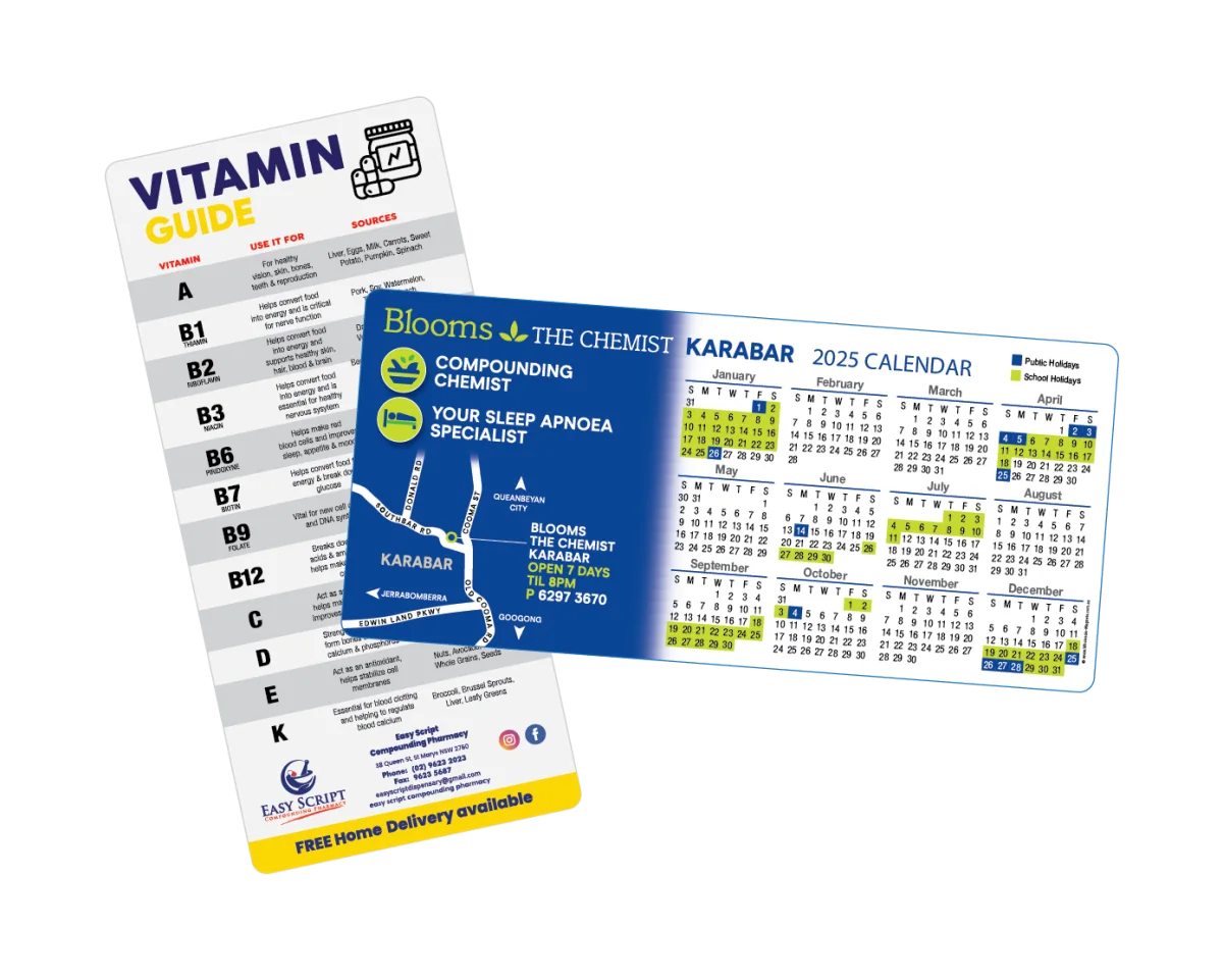 Standard DL — Fridge magnets for pharmacies