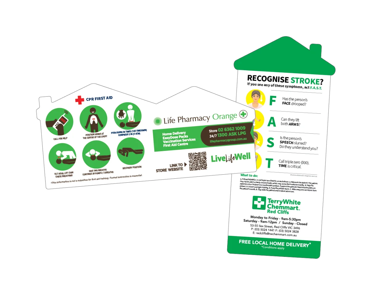 DL House — Fridge magnets for pharmacies