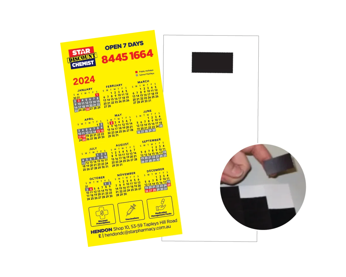 DL With Patch Magnet — Fridge magnets for pharmacies
