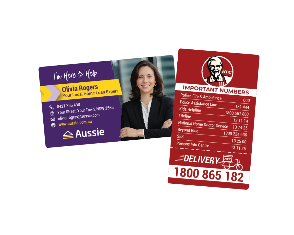 Business Card — Corporate fridge magnets