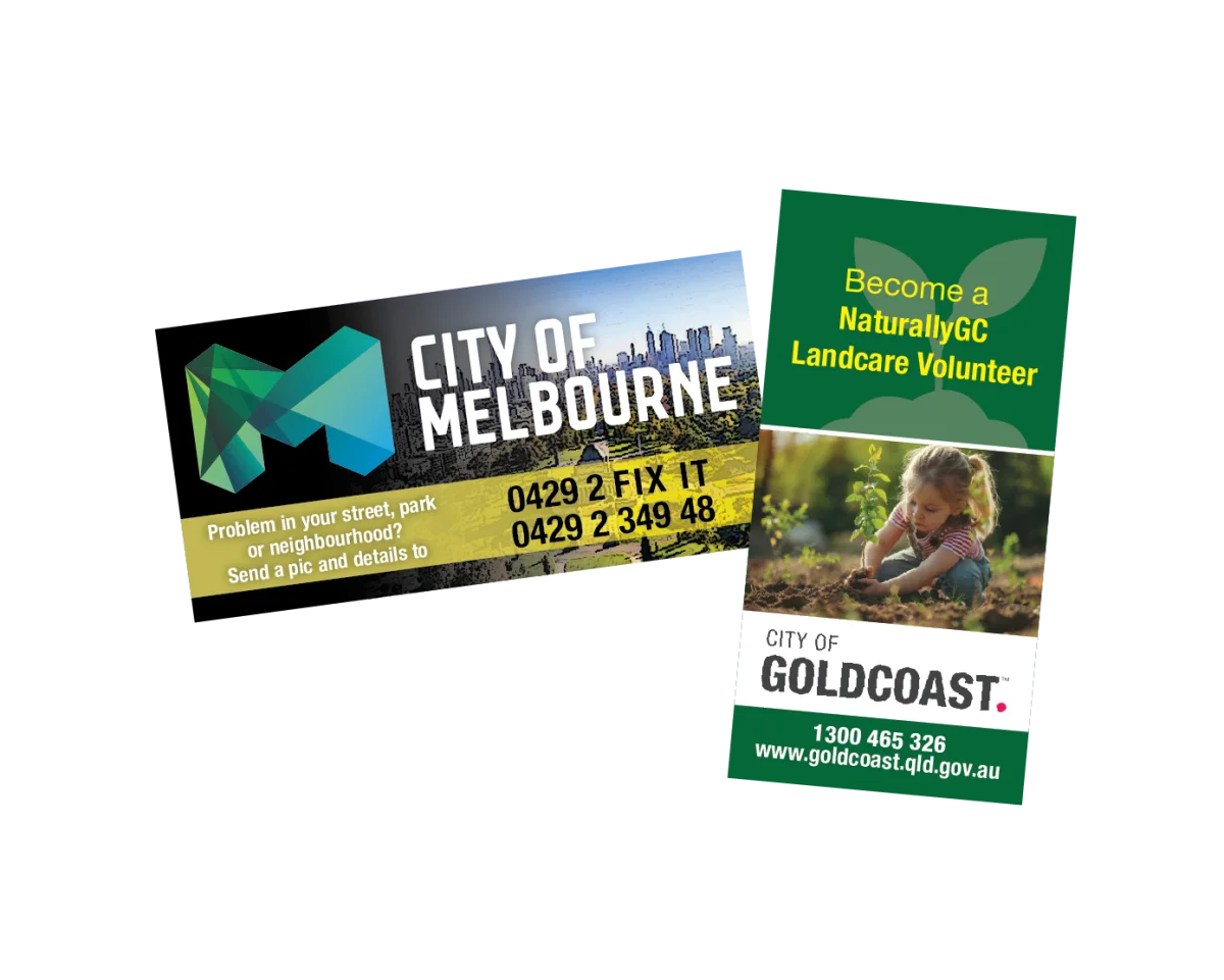 XLong Business Card — Fridge magnets for councils and government