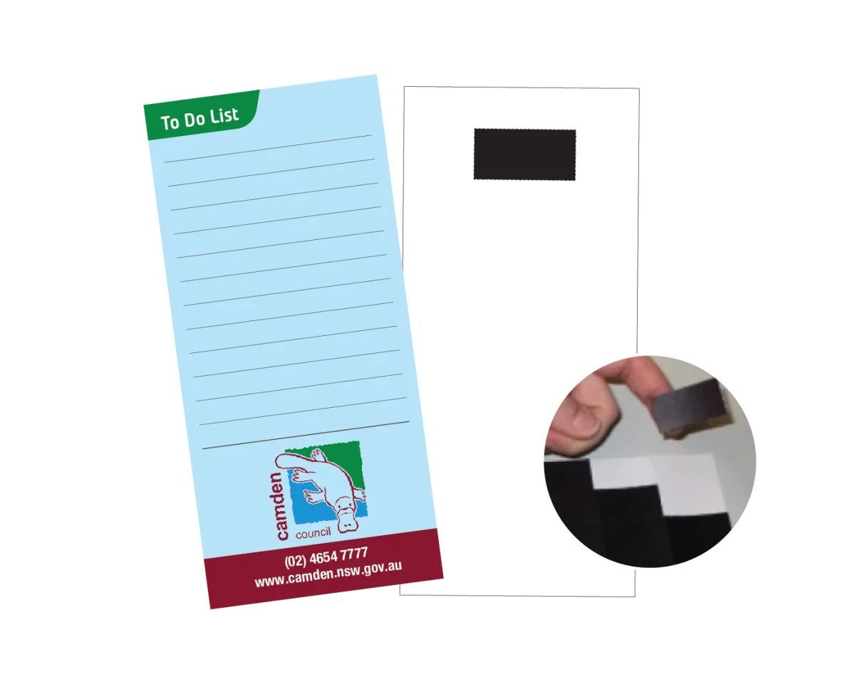 DL With Patch Magnet — Fridge magnets for councils and government