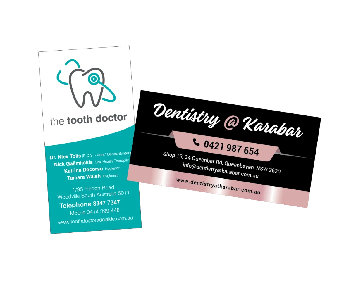 XLong Business Card — Fridge magnets for dentists