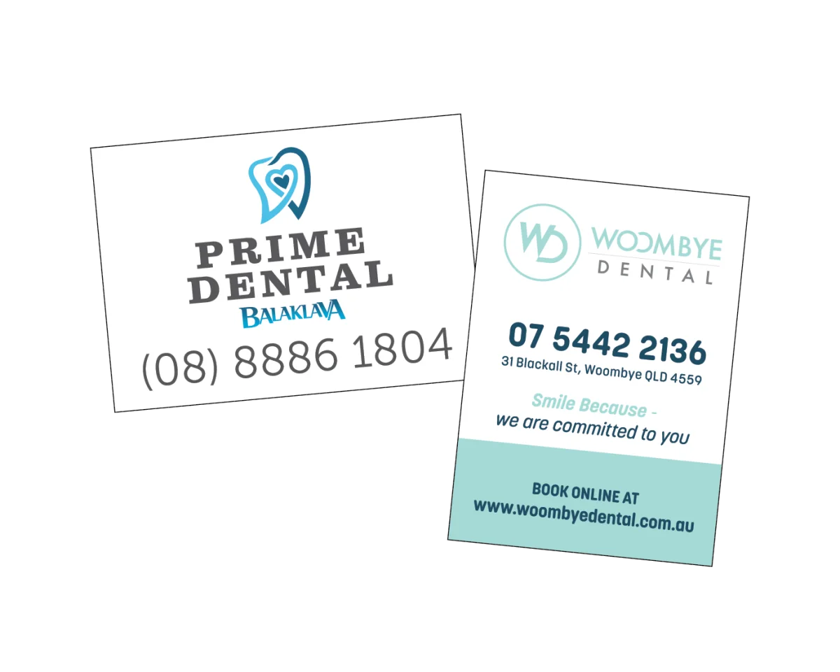 Small Business Card — Fridge magnets for dentists