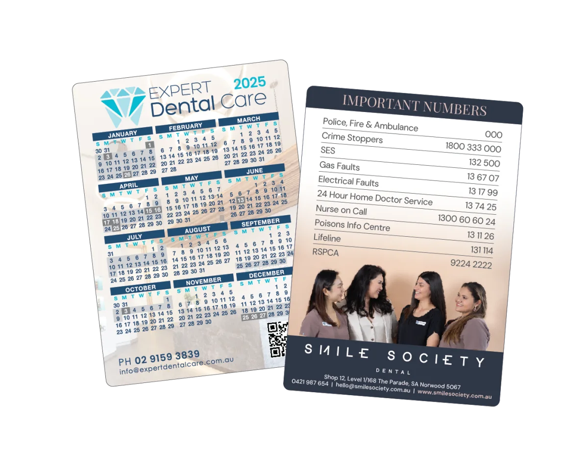 A6 — Fridge magnets for dentists