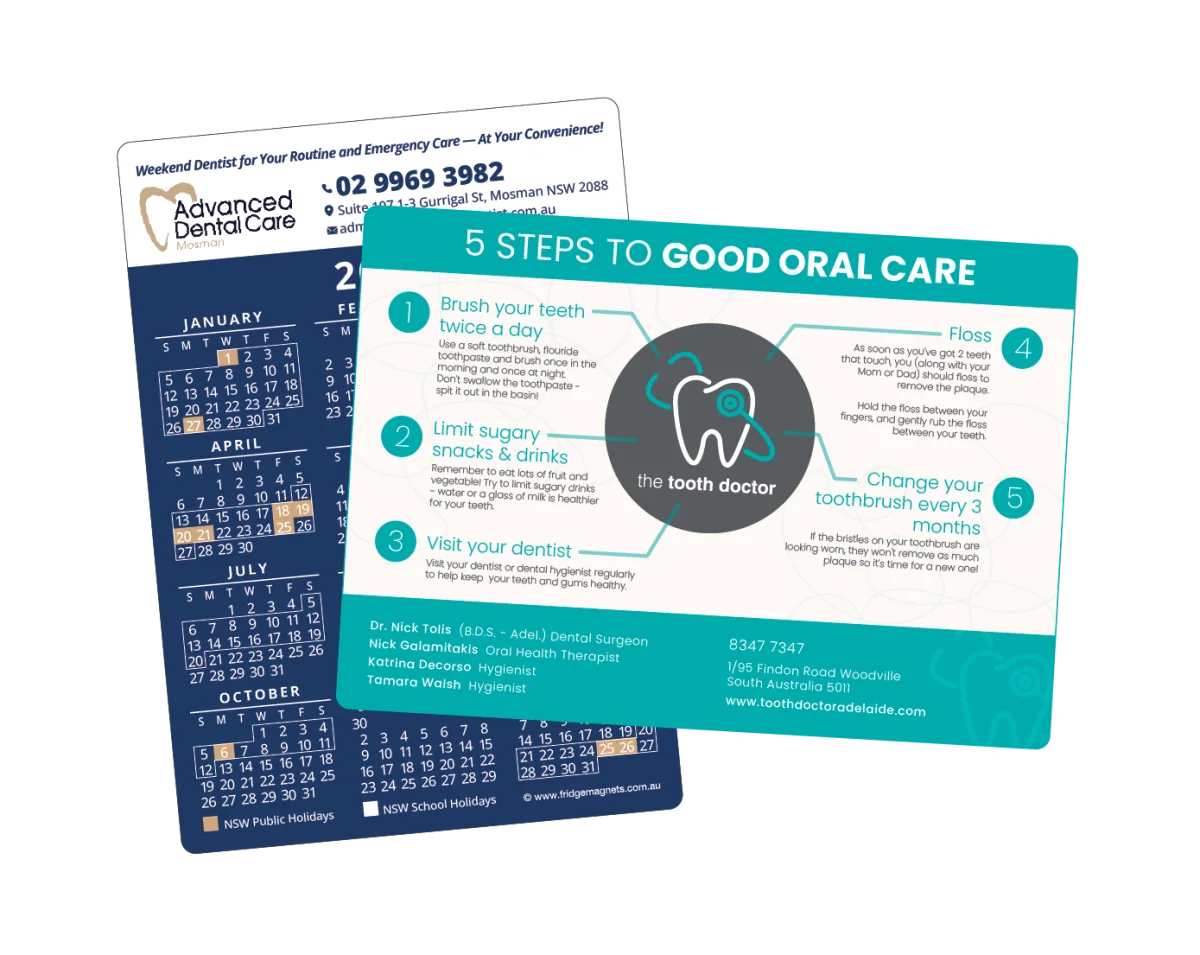 A5 — Fridge magnets for dentists