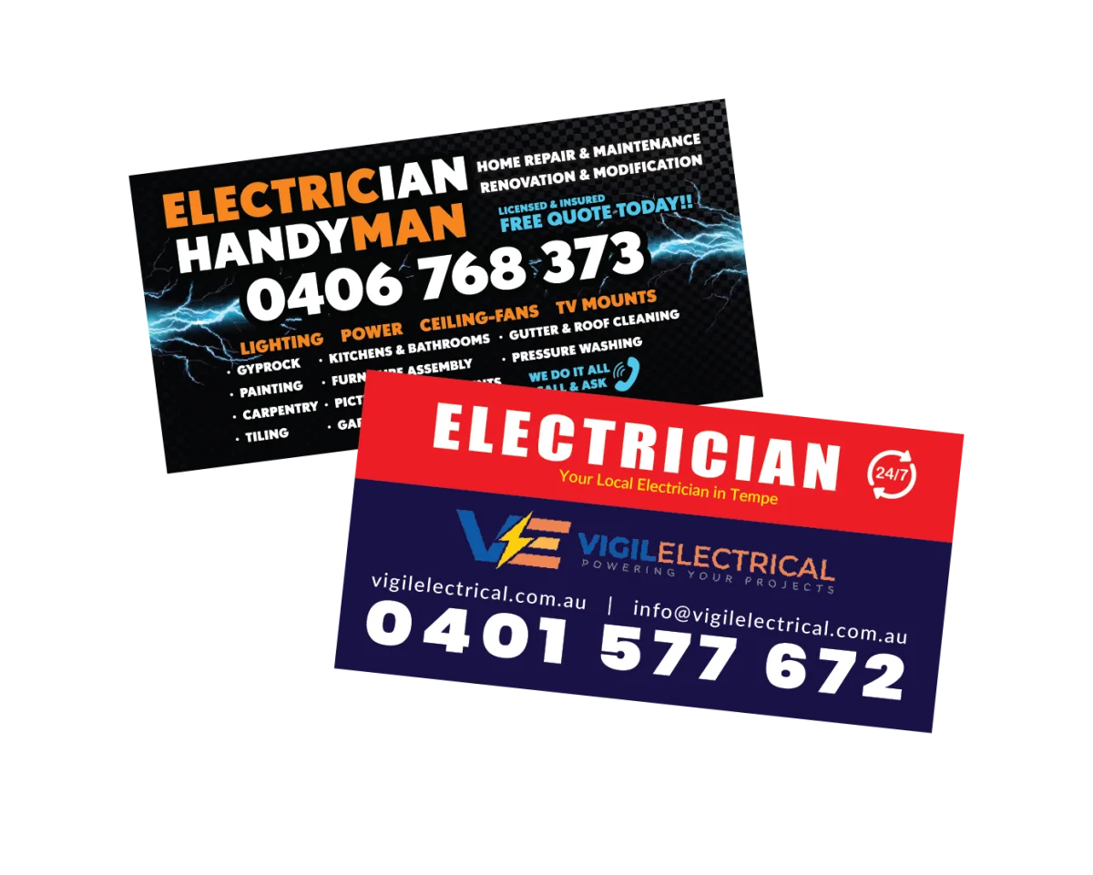 XLong Business Card — Fridge magnets for electricians