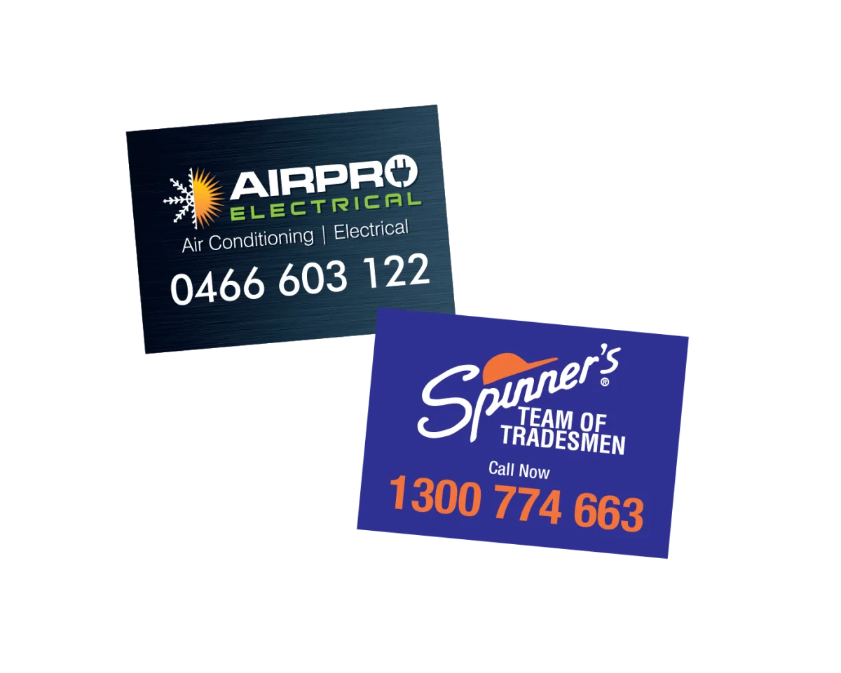Small Business Card — Fridge magnets for electricians