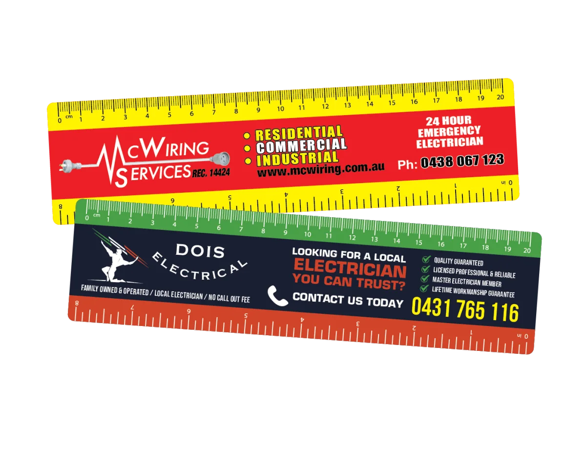 Ruler — Fridge magnets for electricians