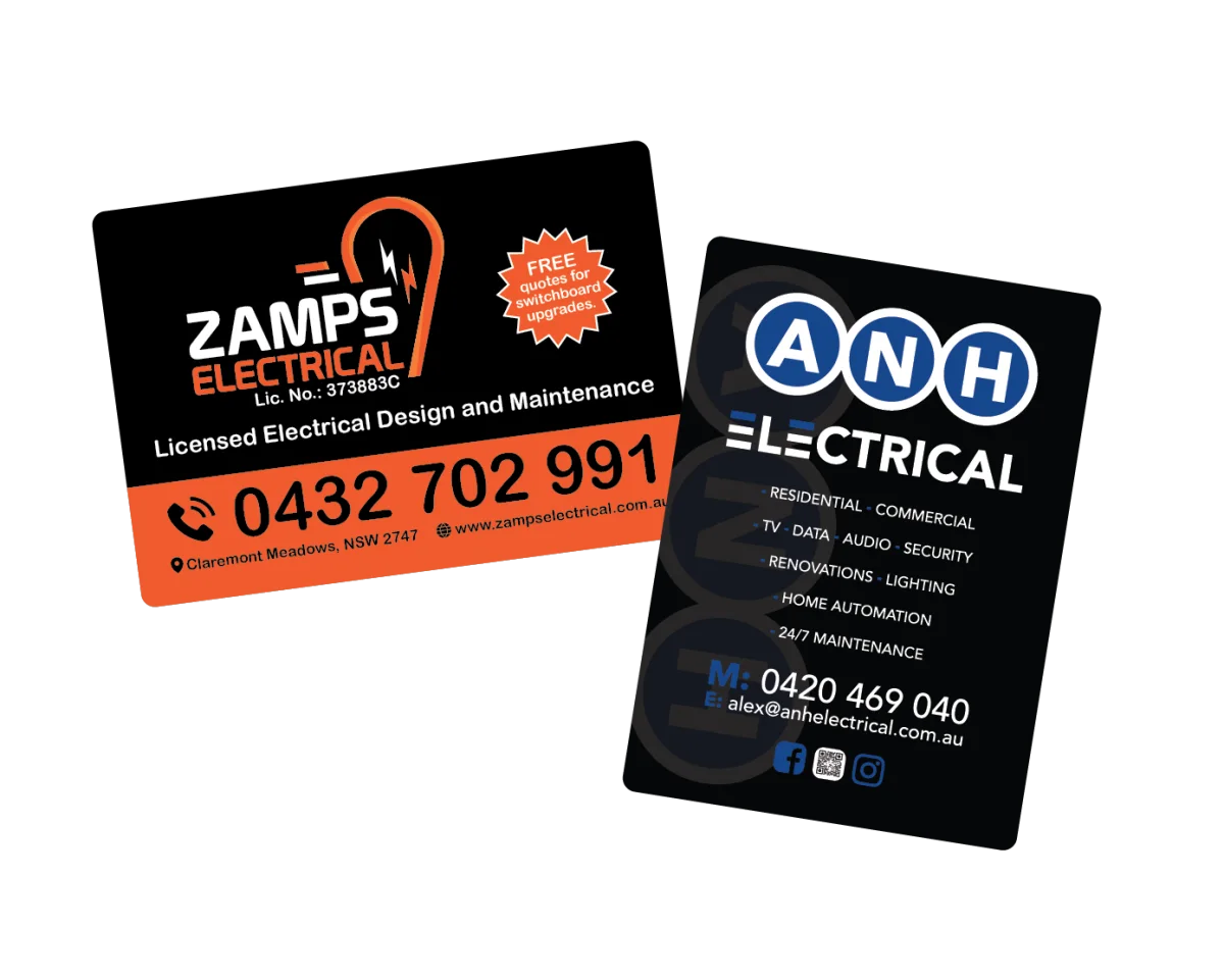 XXL Business Card — Fridge magnets for electricians