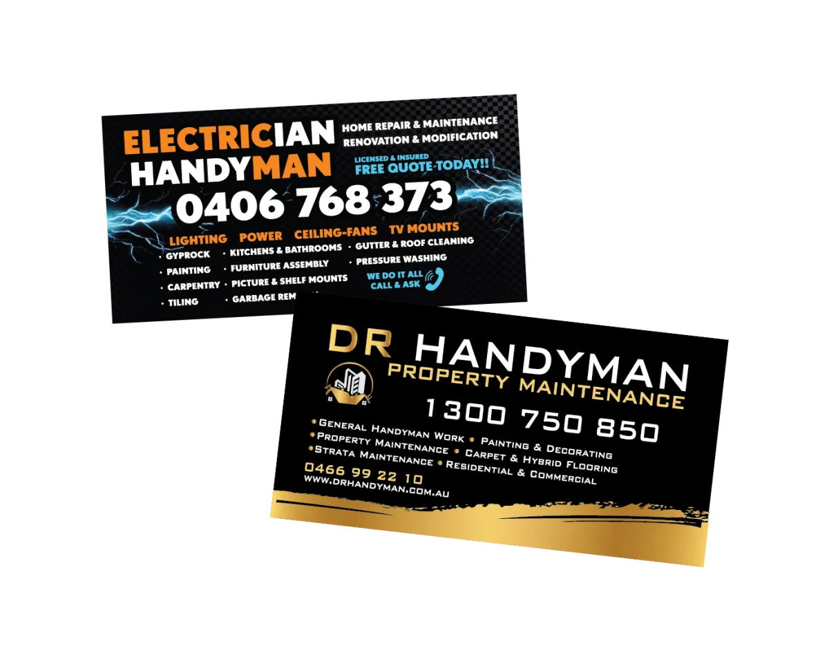 XLong Business Card — Fridge magnets for handymen and builders