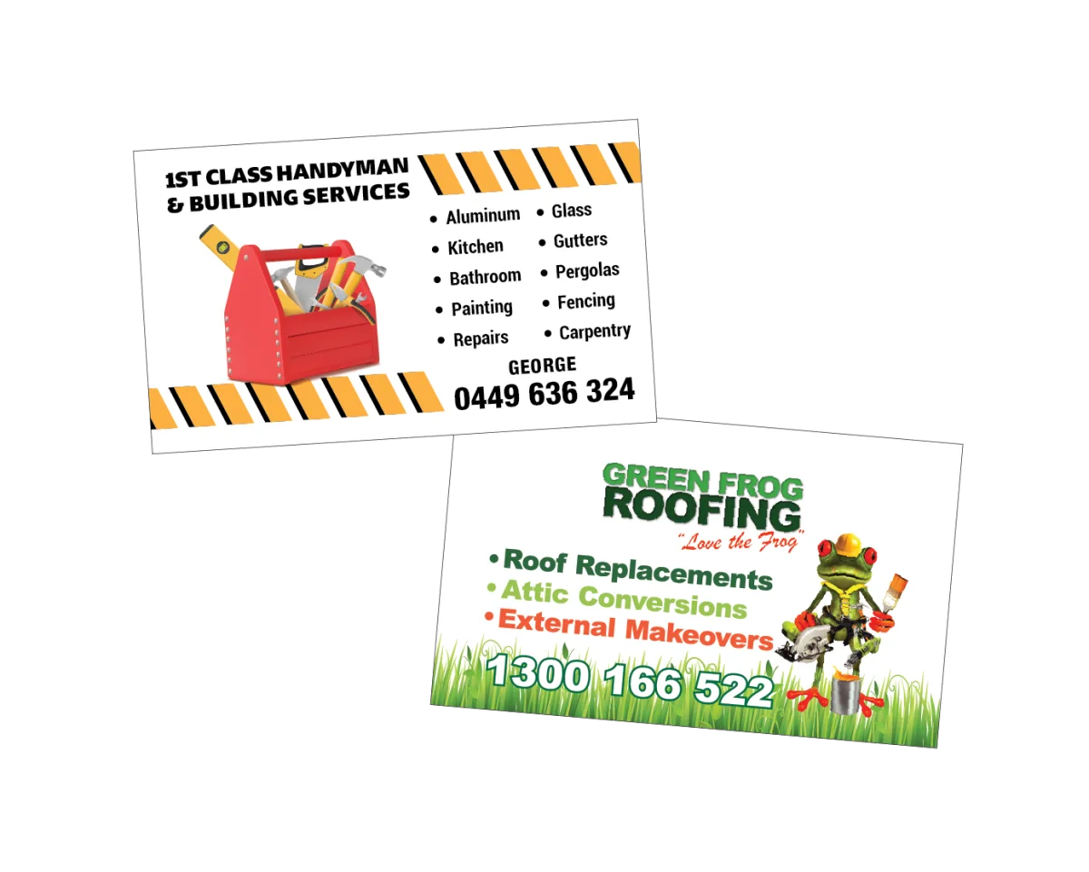 Business Card — Fridge magnets for handymen and builders