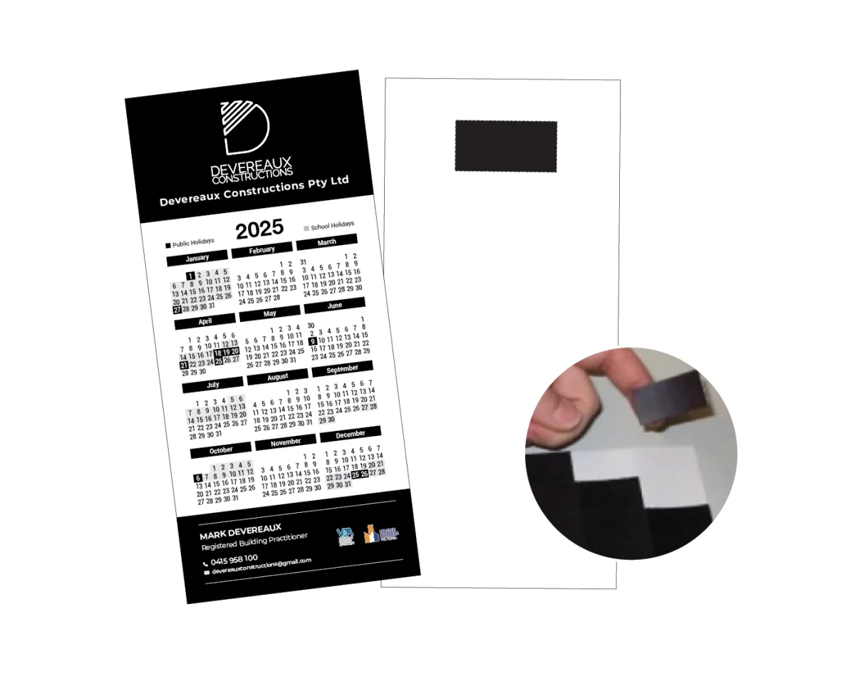 DL With Patch Magnet — Fridge magnets for handymen and builders