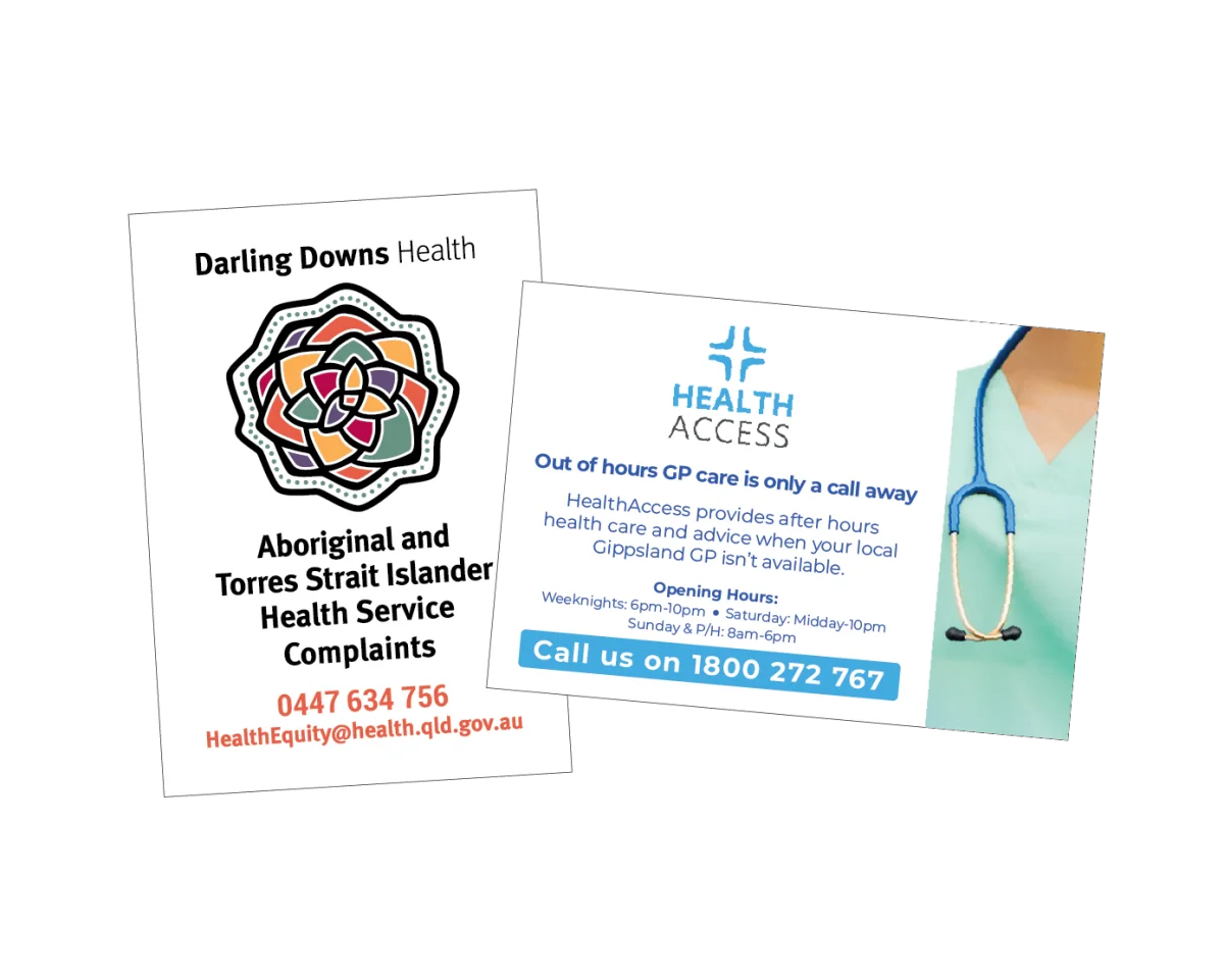 XXL Business Card — Fridge magnets for medical practices and GPs