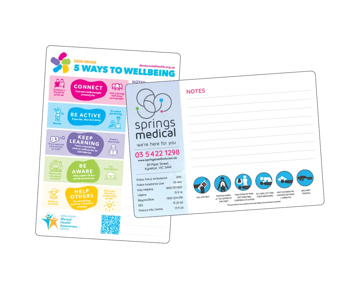 A5 — Fridge magnets for medical practices and GPs
