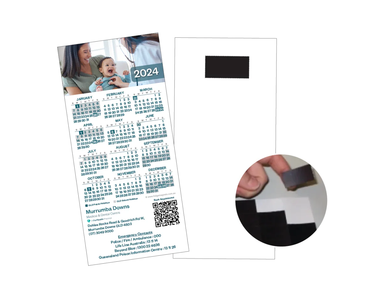 DL With Patch Magnet — Fridge magnets for medical practices and GPs