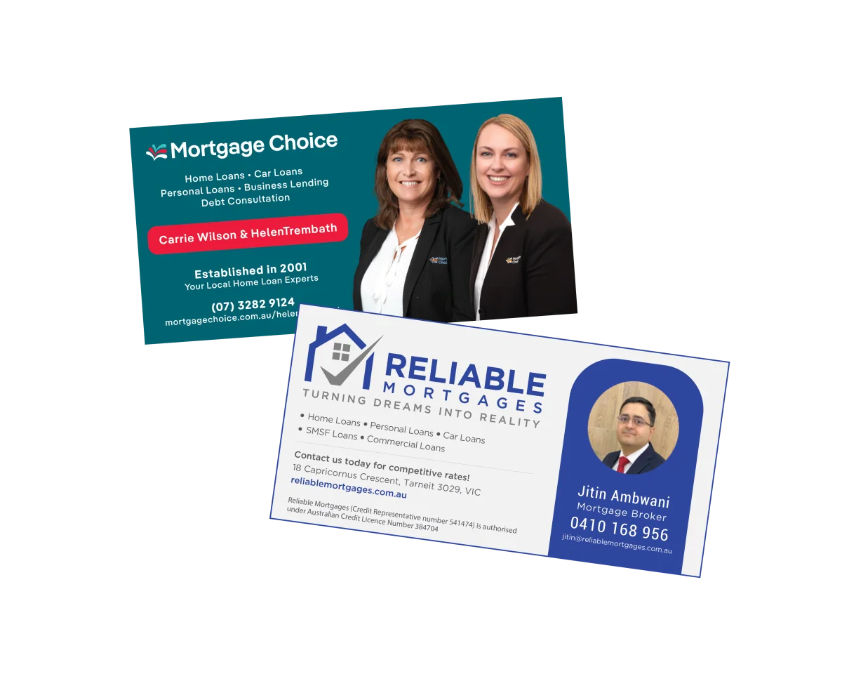 XLong Business Card — Fridge magnets for mortgage brokers