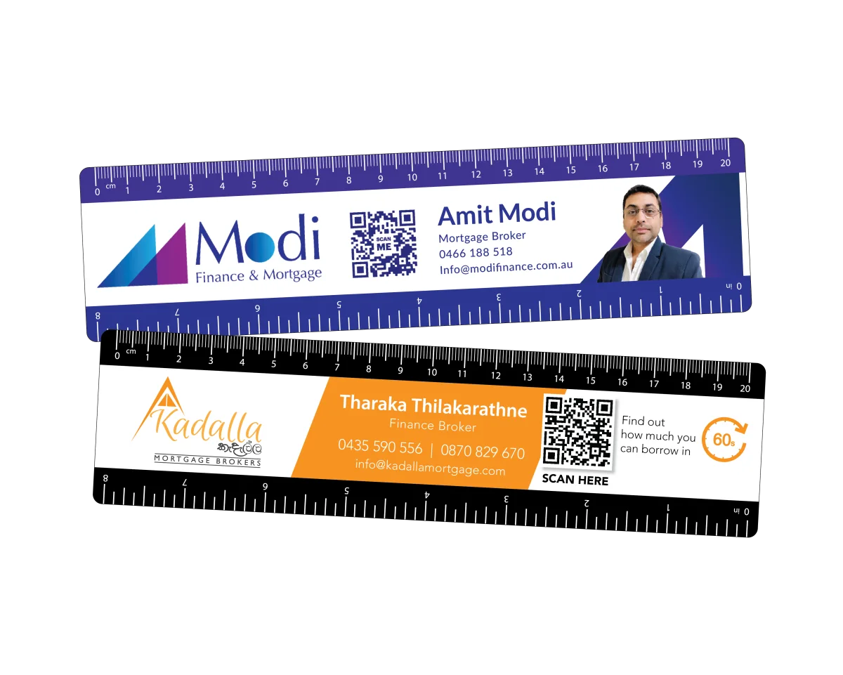 Ruler — Fridge magnets for mortgage brokers