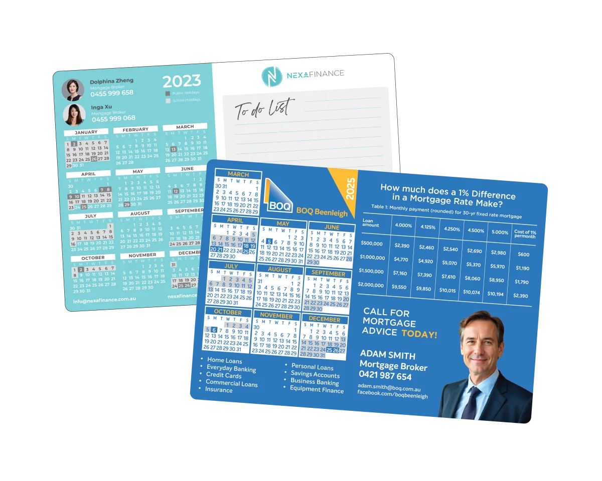 A5 — Fridge magnets for mortgage brokers