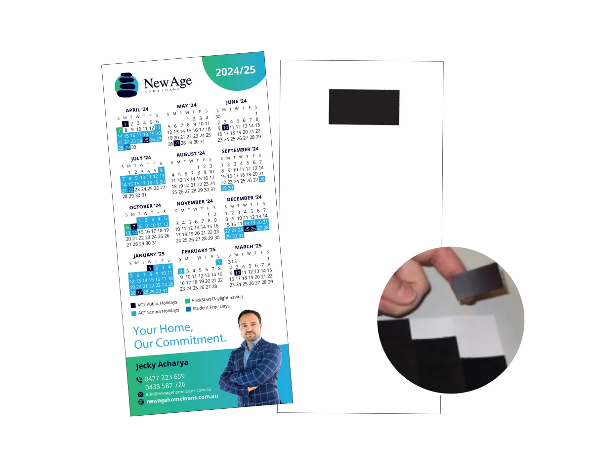 DL With Patch Magnet — Fridge magnets for mortgage brokers