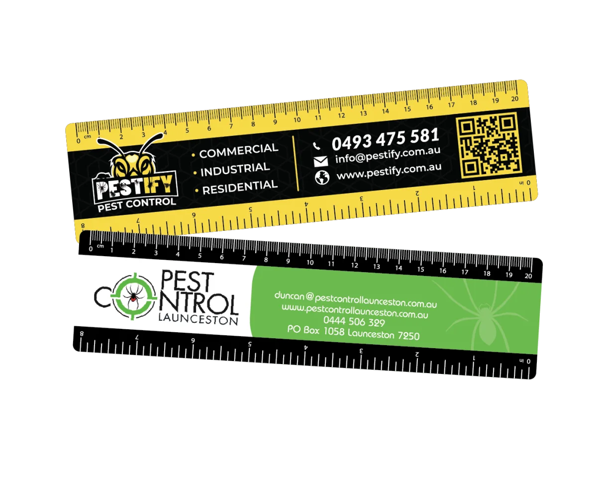 Ruler — Fridge magnets for pest controllers