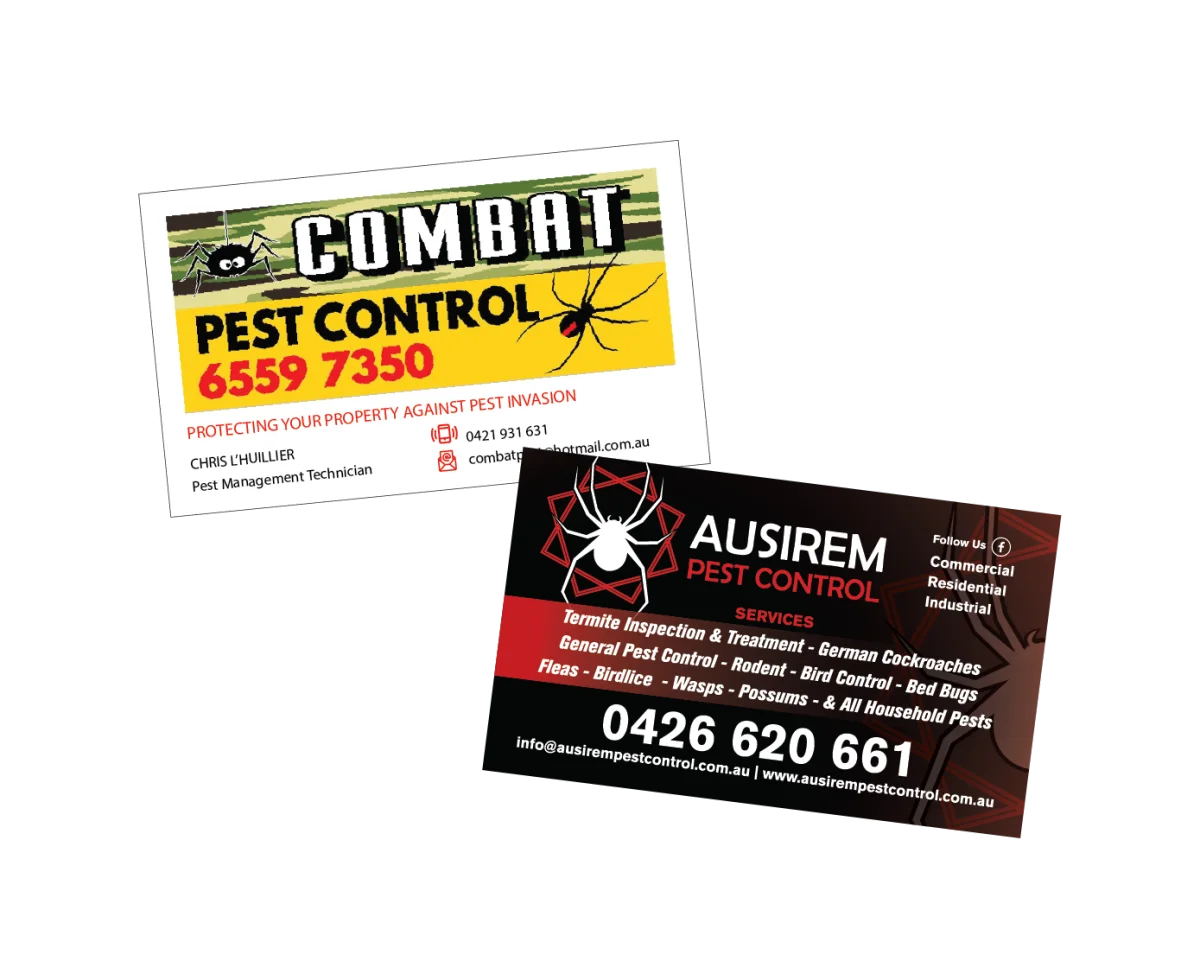 Business Card — Fridge magnets for pest controllers