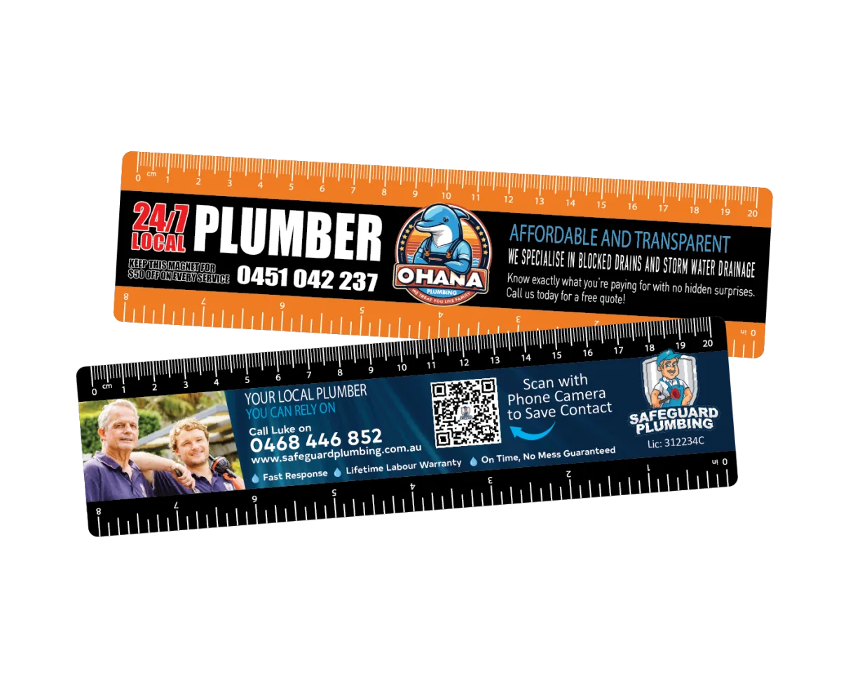 Ruler — Fridge magnets for plumbers