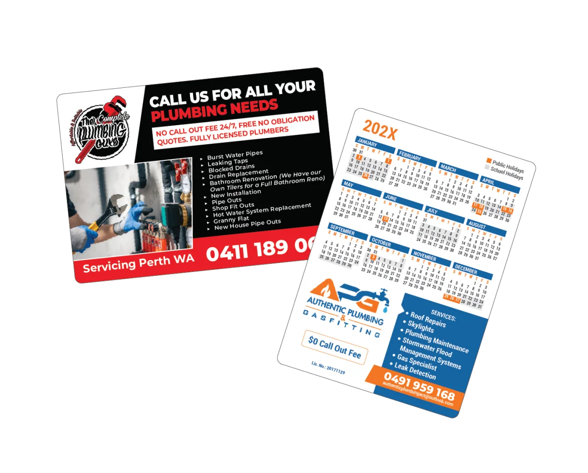 A6 — Fridge magnets for plumbers