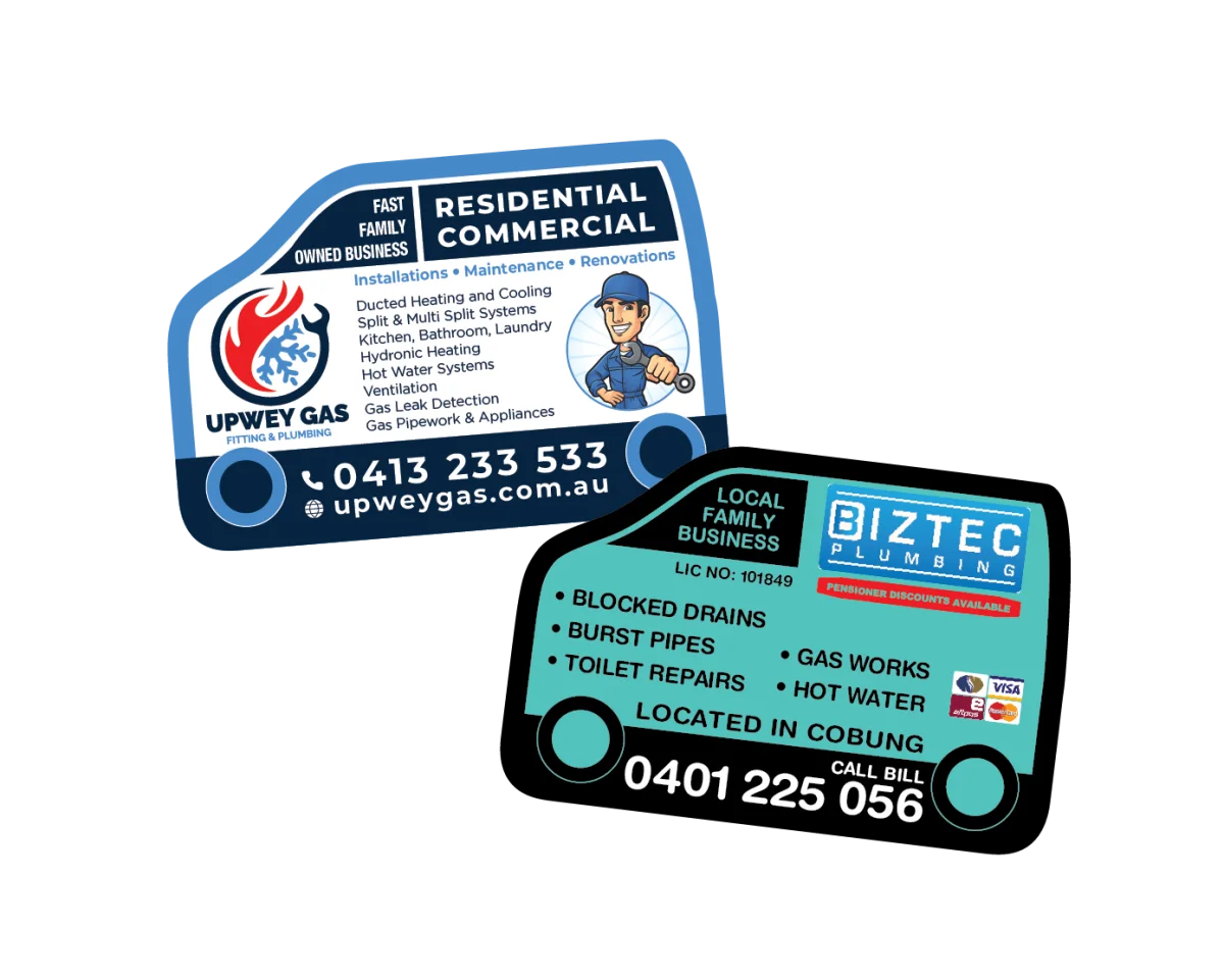 Small Van — Fridge magnets for plumbers