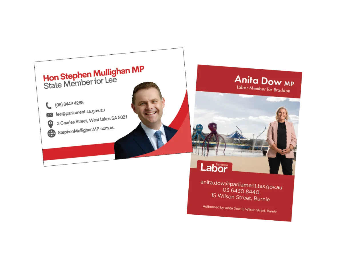 XXL Business Card — Fridge magnets for politicians and campaigns