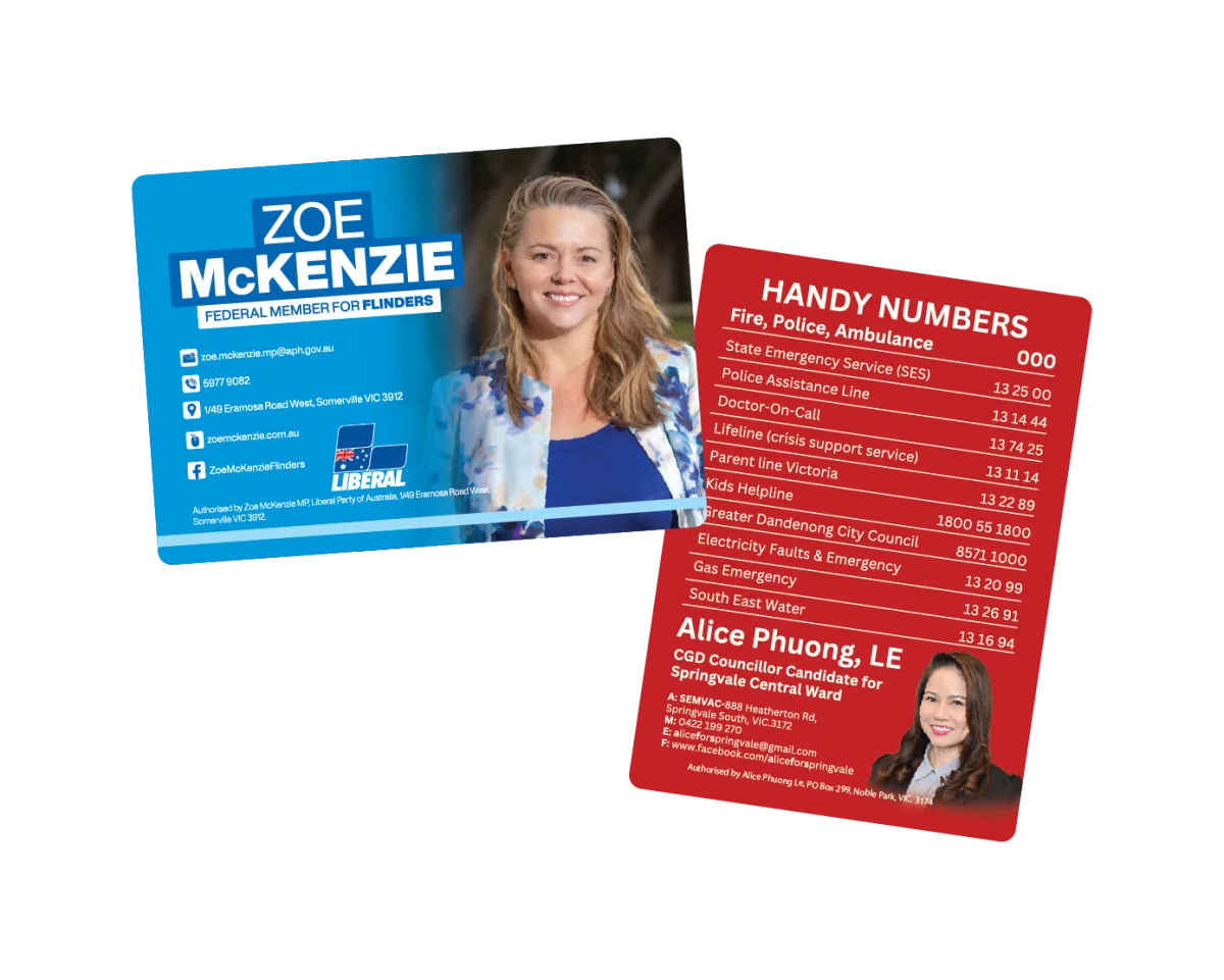 A6 — Fridge magnets for politicians and campaigns