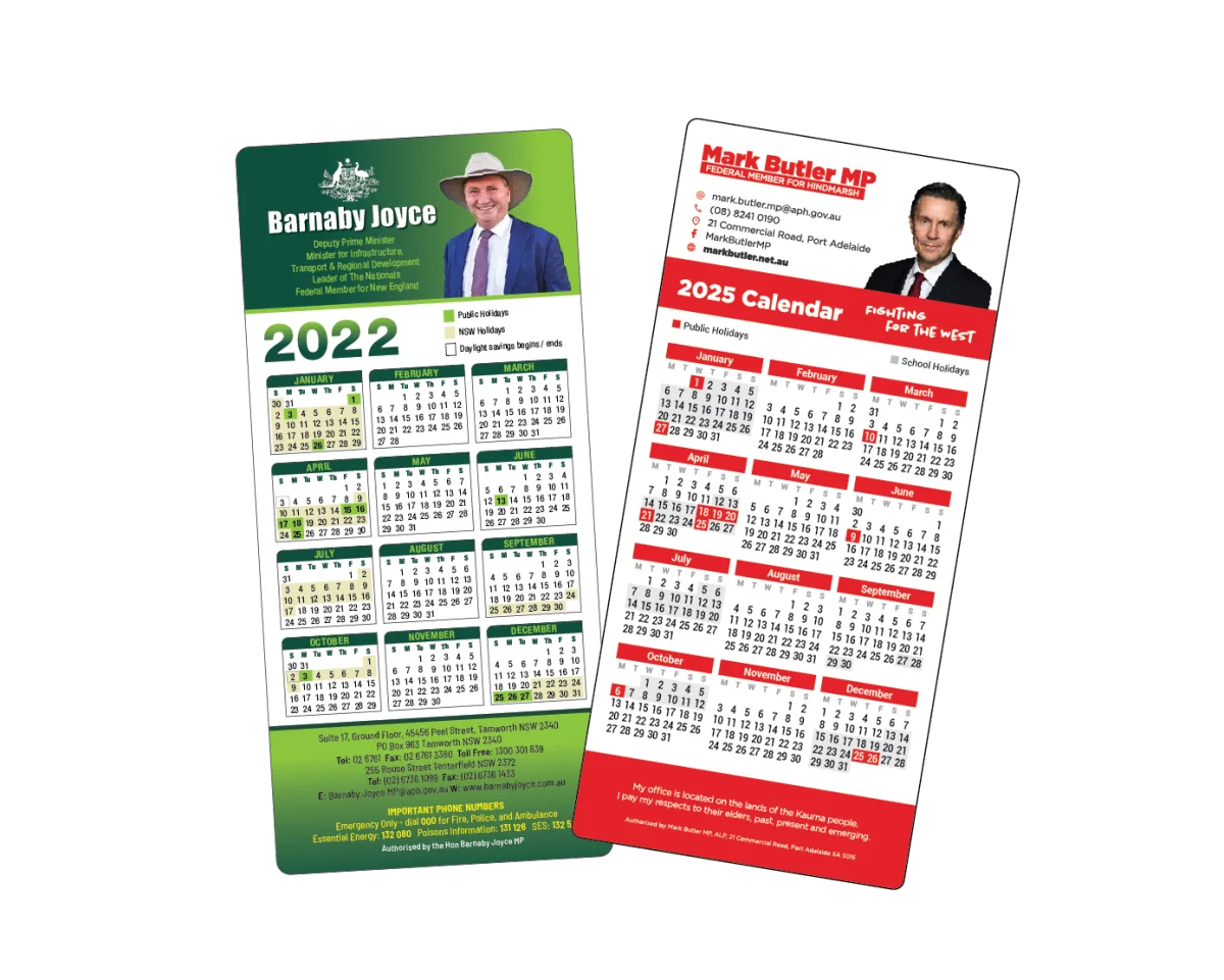 Standard DL — Fridge magnets for politicians and campaigns