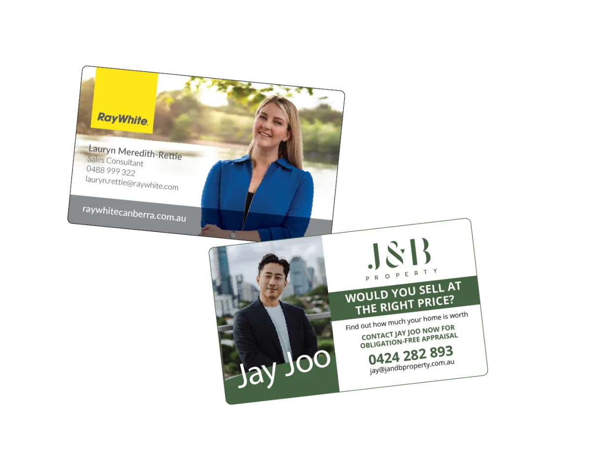 Business Card — Fridge magnets for real estate agents