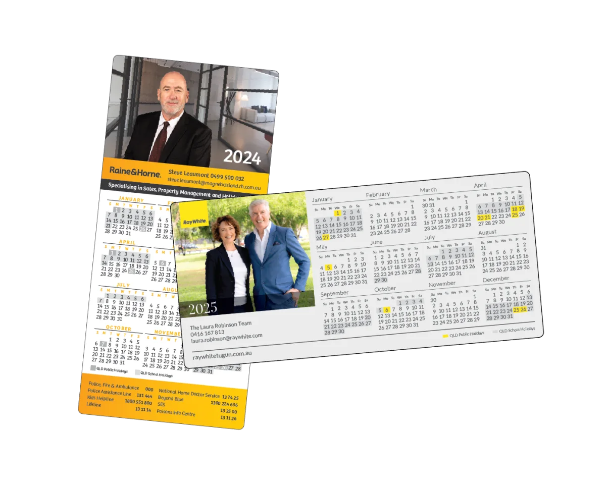 Standard DL — Fridge magnets for real estate agents
