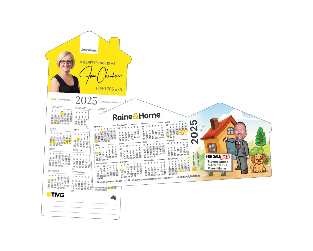 DL House — Fridge magnets for real estate agents