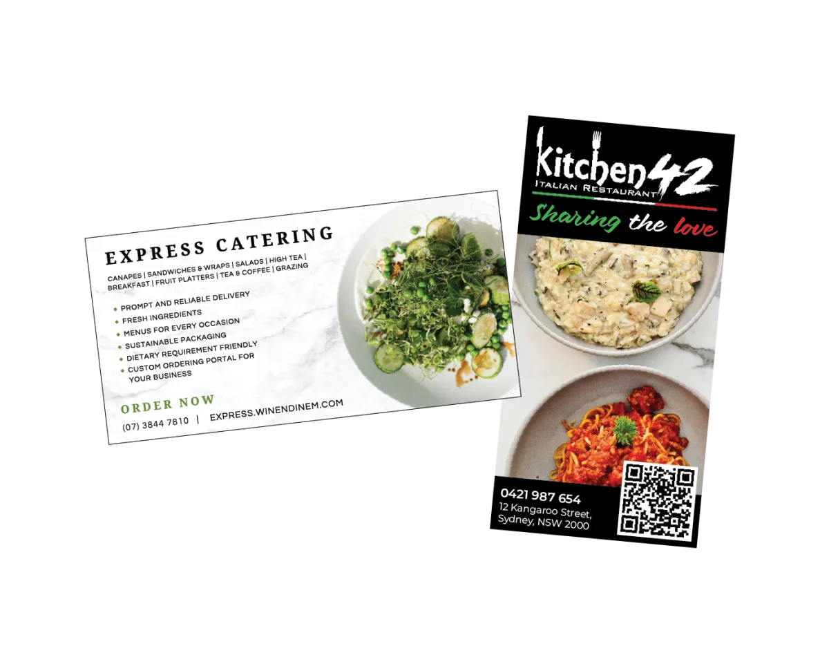 XLong Business Card — Fridge magnets for restaurants, cafes and takeaway