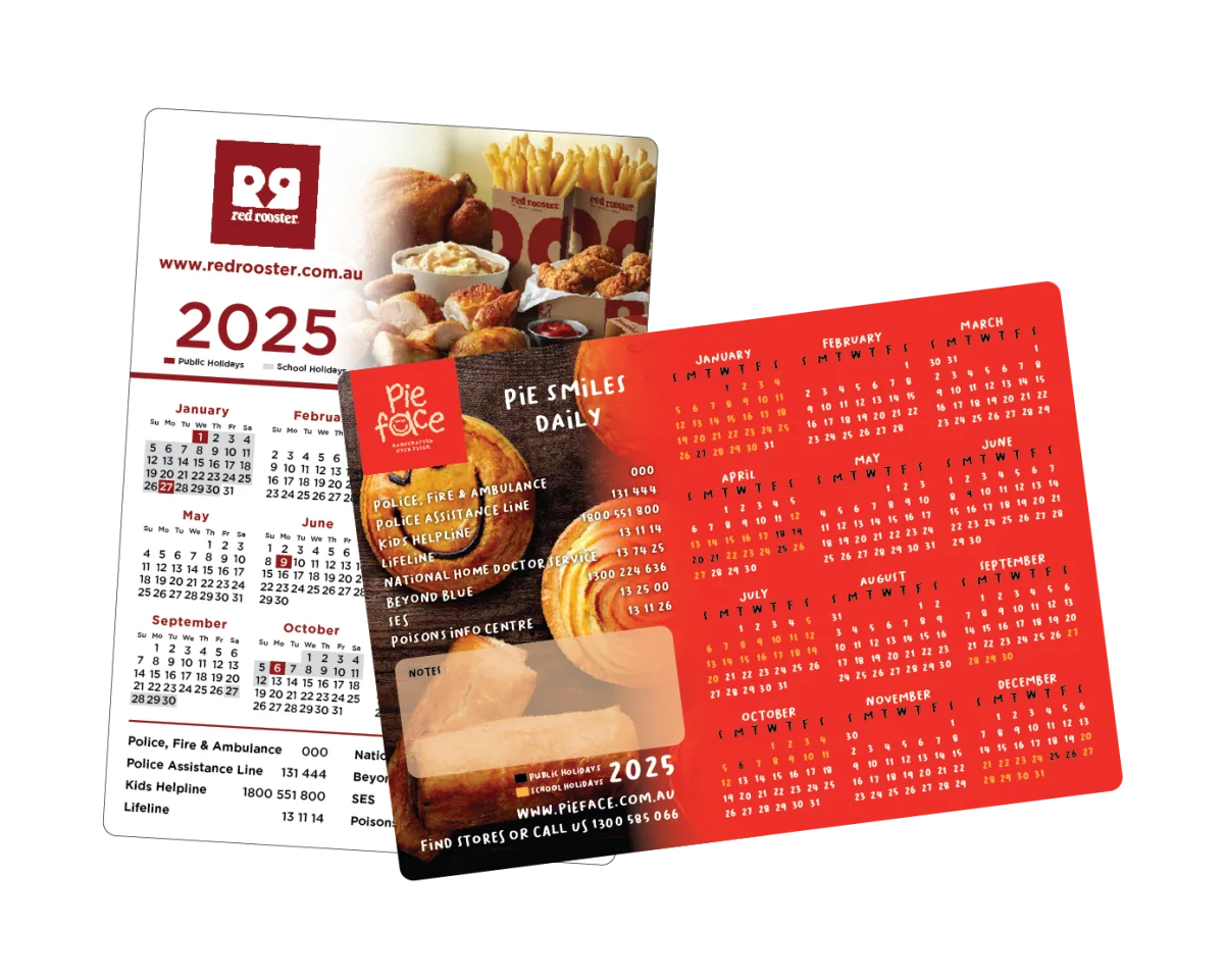 A5 — Fridge magnets for restaurants, cafes and takeaway