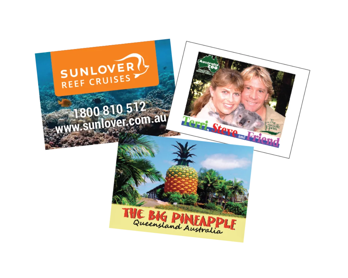 Small Business Card — Fridge magnets for tourism operators