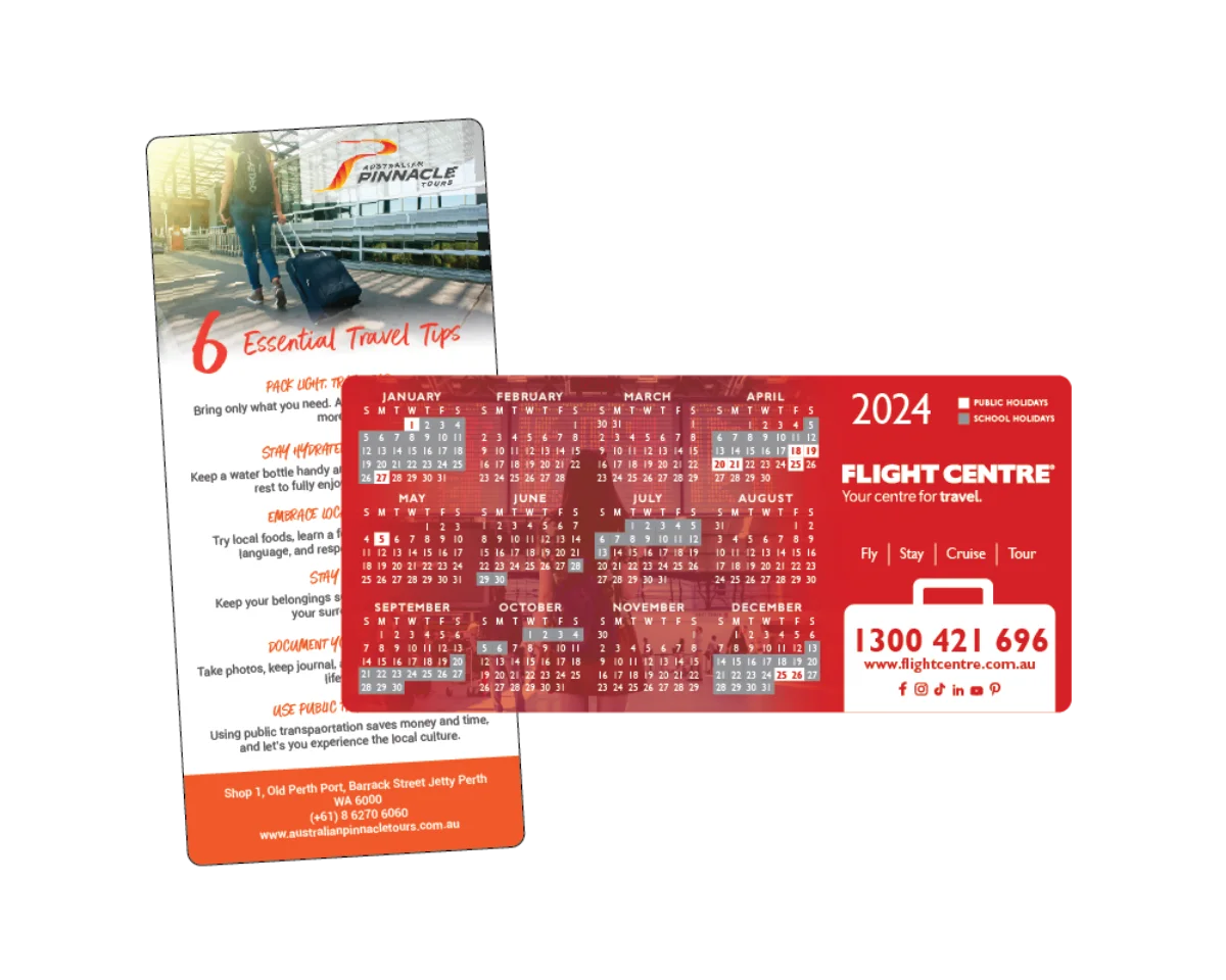 Standard DL — Fridge magnets for tourism operators
